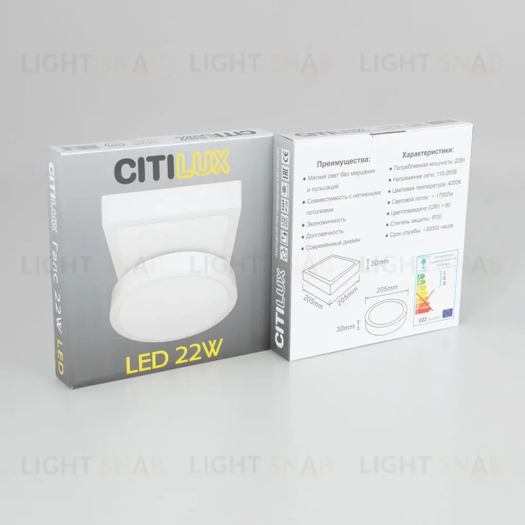 Накладной светильник Citilux Галс CL5522N CL5522N