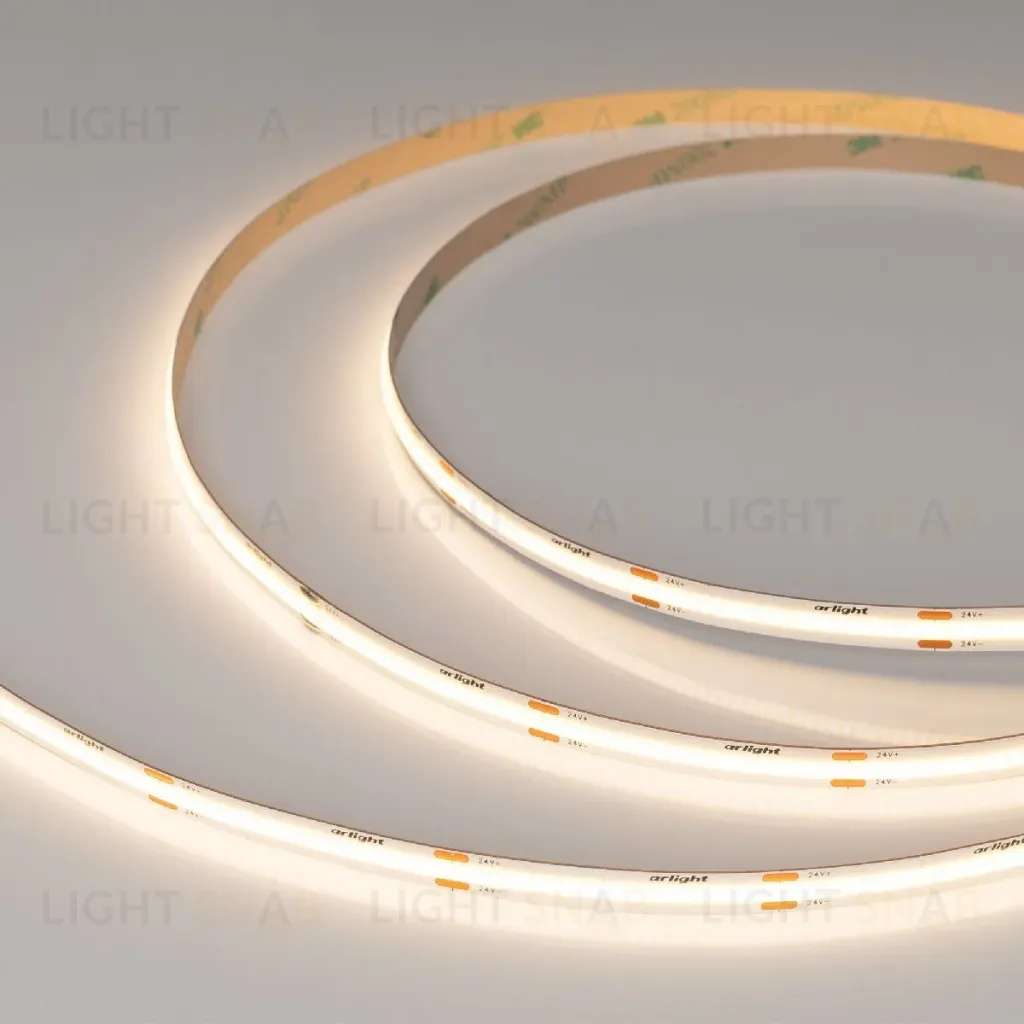 Светодиодная лента Arlight COB-X480-8mm 24V Warm3000 8 W/m, IP20, CSP, 5m 039059 039059