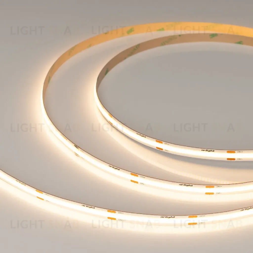 Светодиодная лента Arlight COB-X480-8mm 24V Warm2700 8 W/m, IP20, CSP, 5m 039060 039060