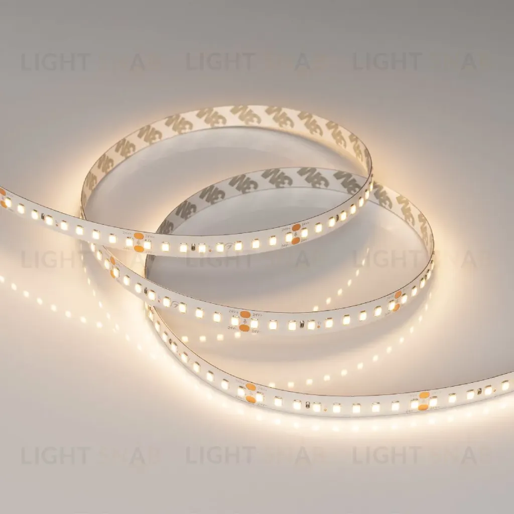 Светодиодная лента Arlight RT-A144-10mm 24V Warm3000 7.7 W/m, IP20, 2835, 5m 038782 038782