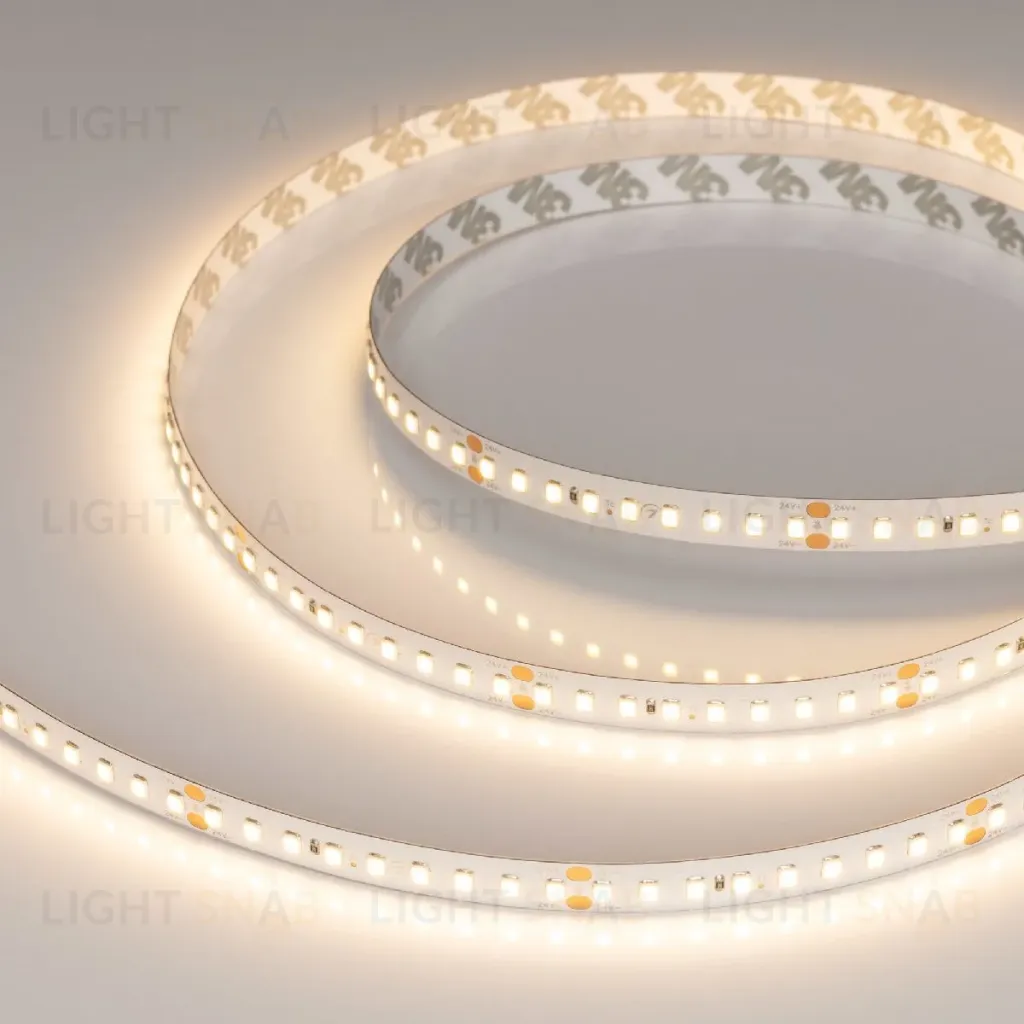 Светодиодная лента Arlight RT-A144-10mm 24V Warm3000 7.7 W/m, IP20, 2835, 5m 038782 038782