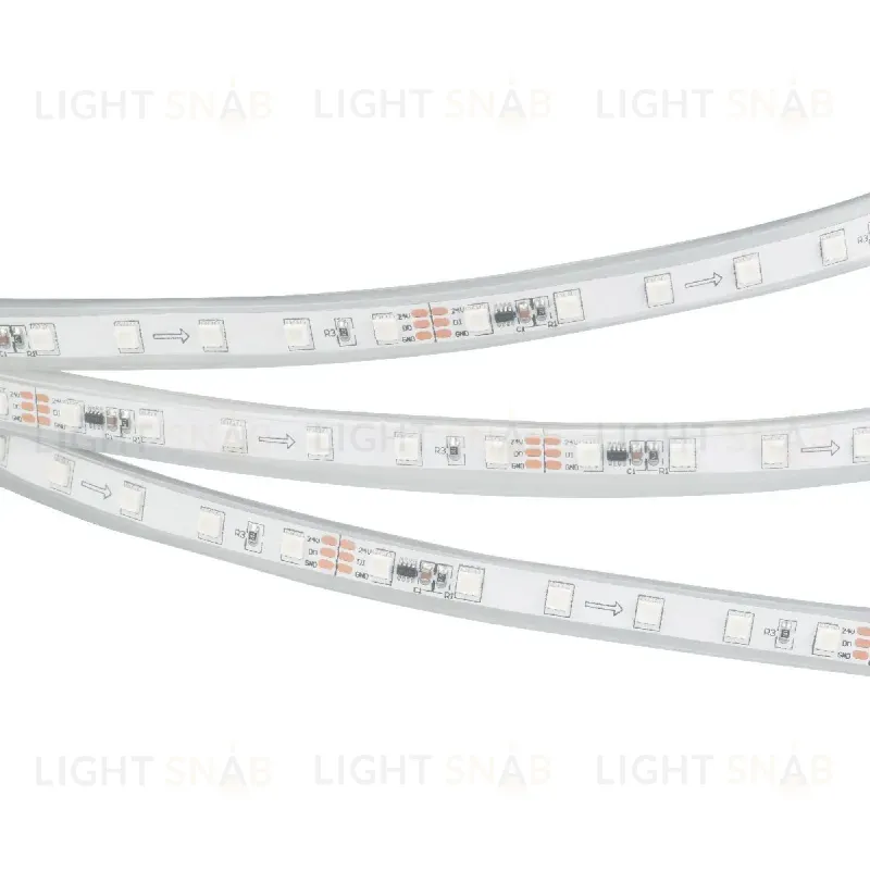 Светодиодная лента герметичная Arlight SPI-P-F72-11mm 24V RGB-PX6 14.4 W/m, IP66, 3535, 5m 030484(2) 030484(2)