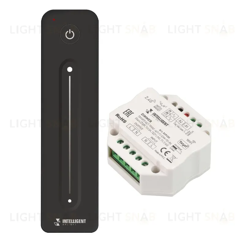 Диммер Arlight SMART-SET-TRIAC-601-72-DIM-PD-IN Black 230V, 1x1.5A, ПДУ LINE, TY, 2.4G 039331 039331