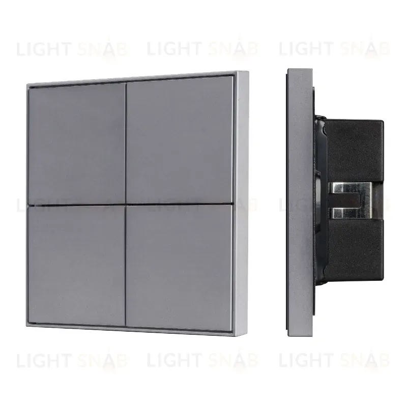 Кнопочная панель Arlight KNX-304-23-IN Grey BUS, Frame 038402 038402
