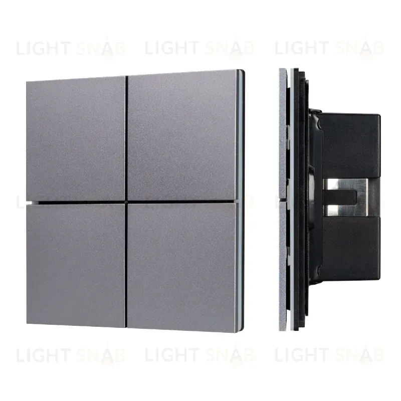 Кнопочная панель Arlight KNX-304-23-IN Grey BUS, Frameless 038366 038366