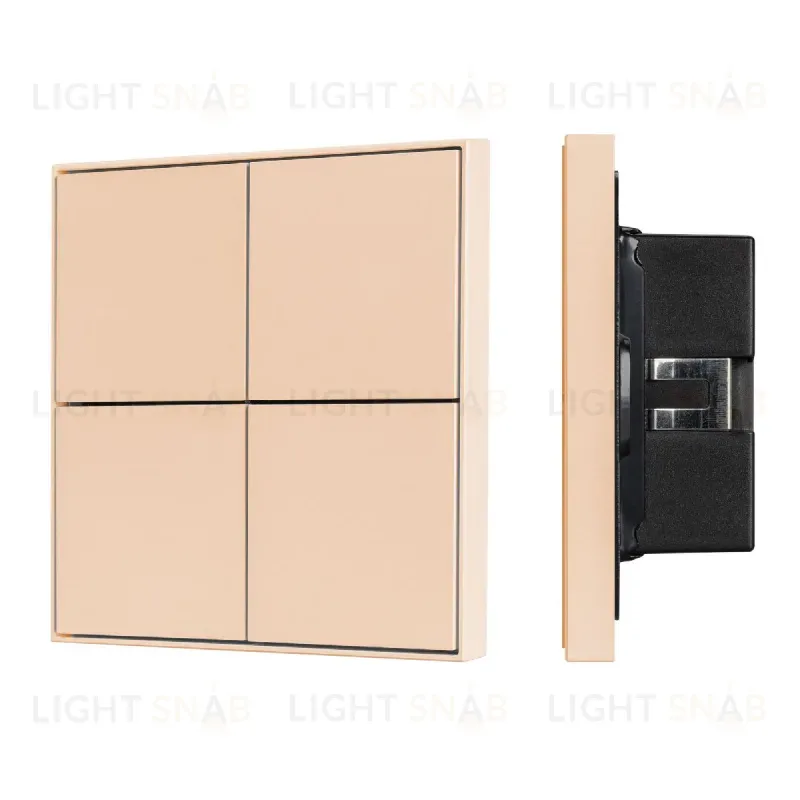 Кнопочная панель Arlight KNX-304-23-IN Champagne BUS, Frame 039669 039669