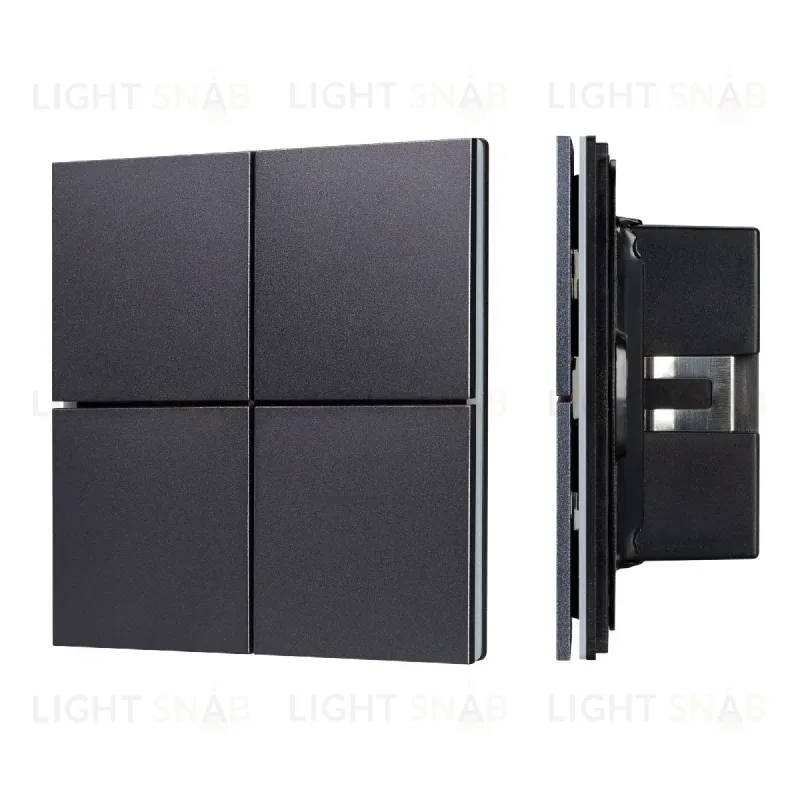 Кнопочная панель Arlight KNX-304-23-IN Black BUS, Frameless 039663 039663