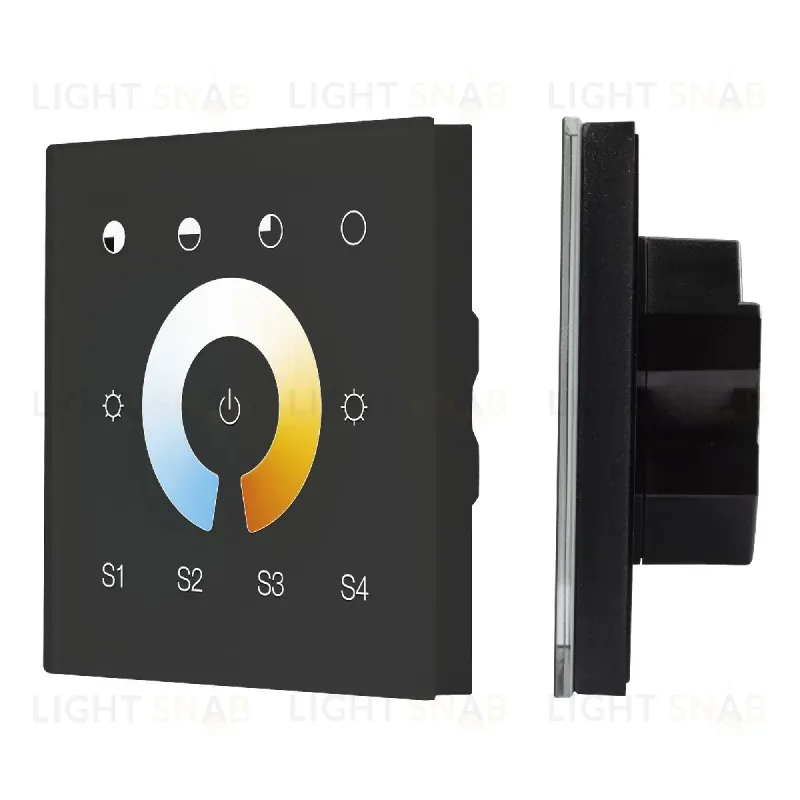 Сенсорная панель Arlight DALI-901-11-1G-4SC-MIX-DT8-IN Black BUS/230V 037195 037195