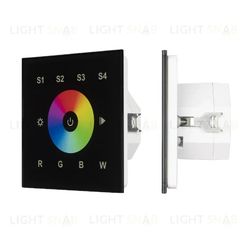 Сенсорная панель Arlight DALI-901-11-1G-4SC-RGBW-DT8-IN Black BUS/230V 037199 037199