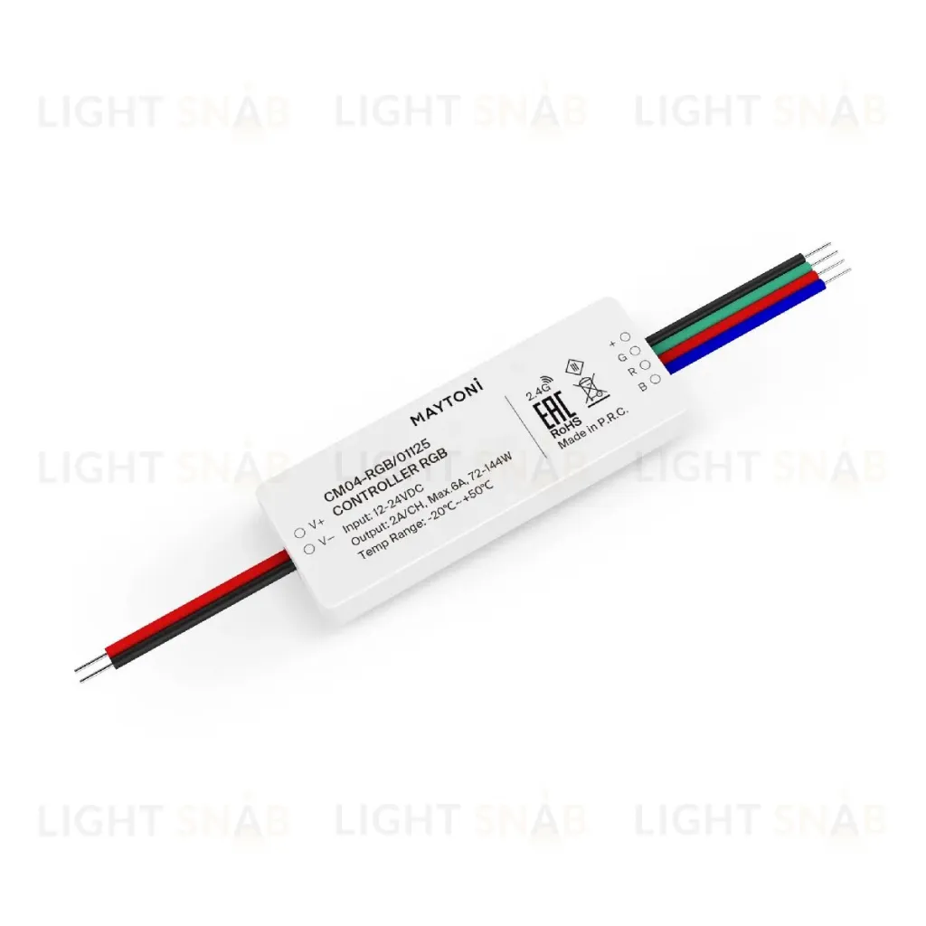 Контроллер Maytoni Led strip 72Вт DC12/24В 6А IP20 01125 01125