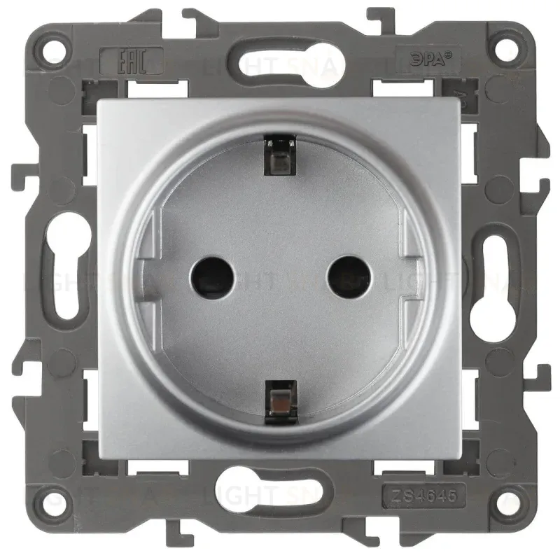 Розетка ЭРА Elegance 2P E Schuko 16A 250V 14-2101-03 Б0034266 Б0034266