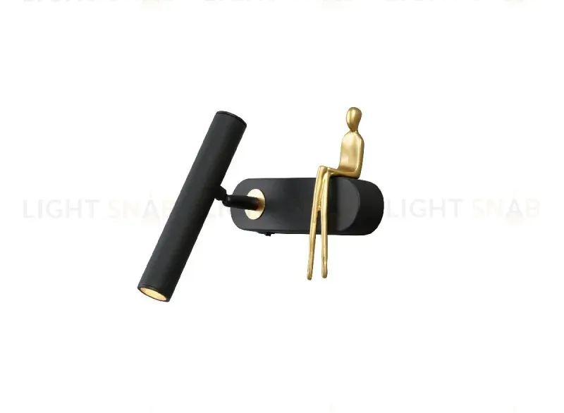 Спот Arte Lamp Albert A2173AP-1BK A2173AP-1BK