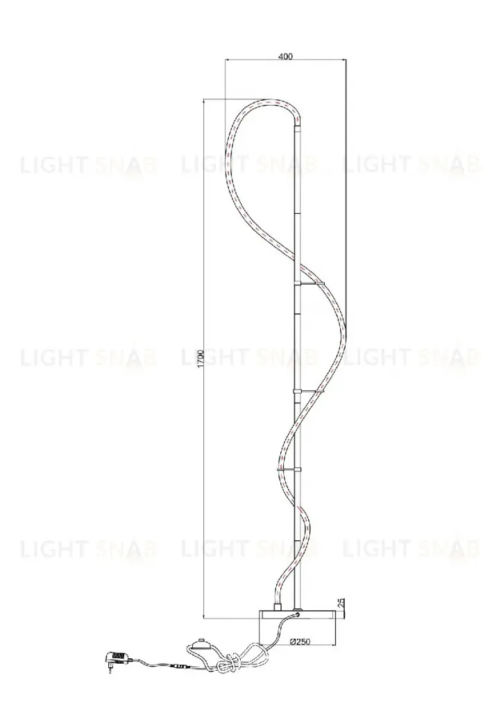 Торшер Arte Lamp Klimt A2850PN-35BK A2850PN-35BK