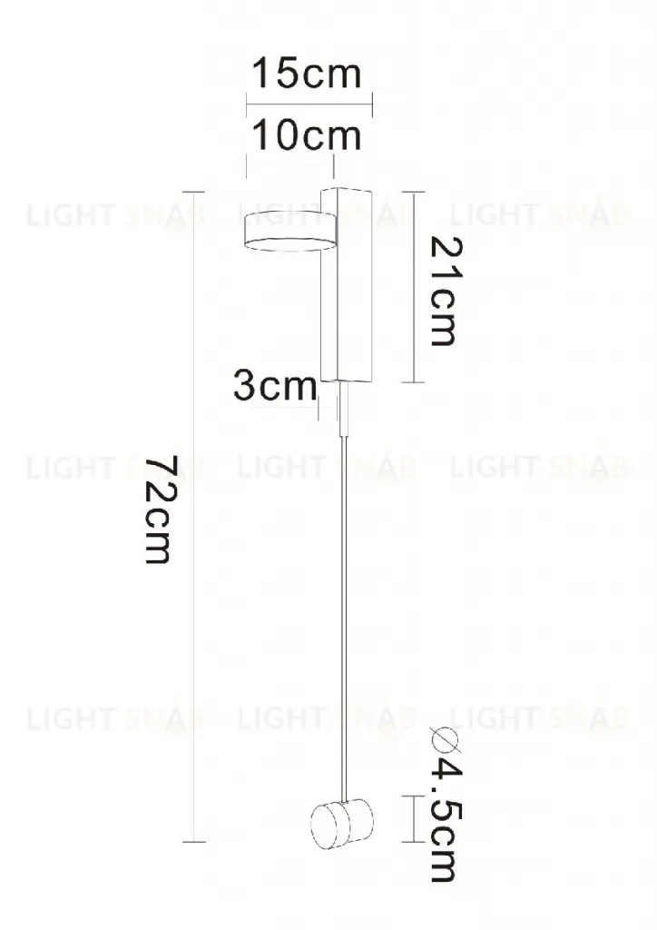 Настенный светильник Arte Lamp Mirach A2142AP-10PB A2142AP-10PB