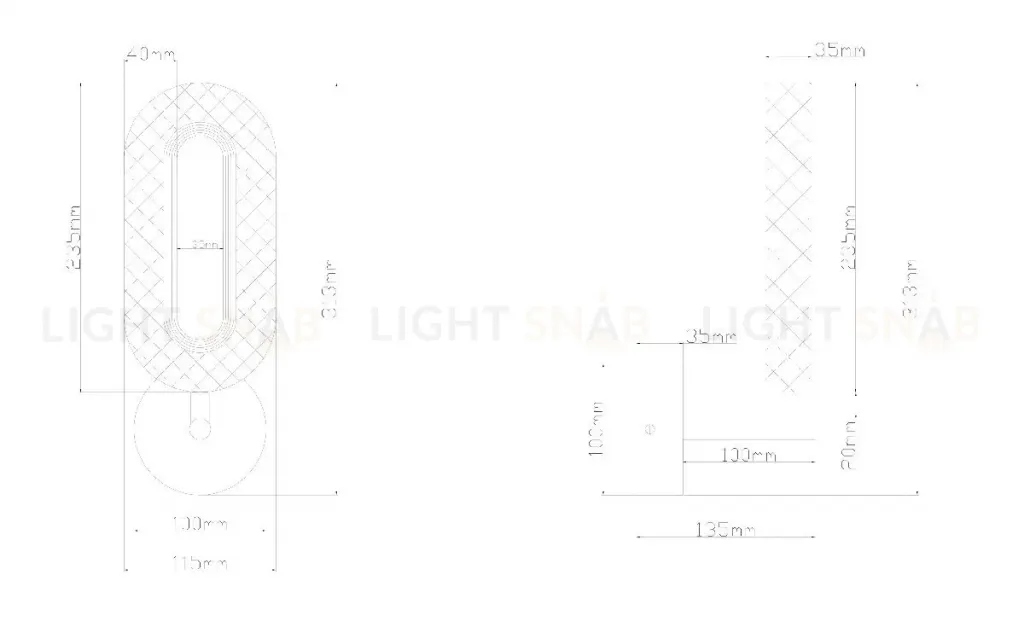 Бра Arte Lamp Ovale A2489AP-1GO A2489AP-1GO