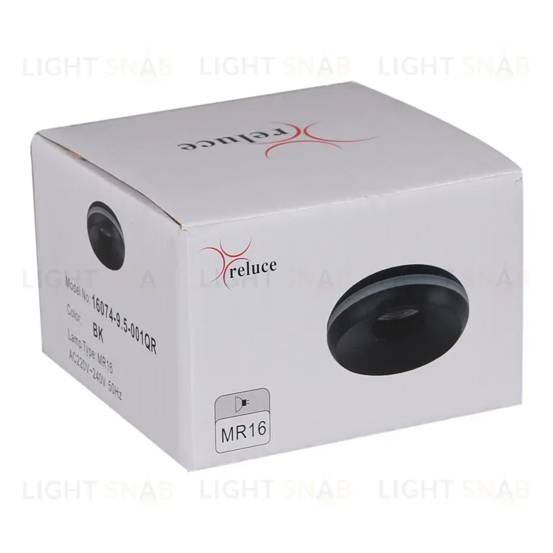Точечный светильник Reluce 16074-9.5-001QR MR16 BK 16074-9.5-001QR MR16 BK