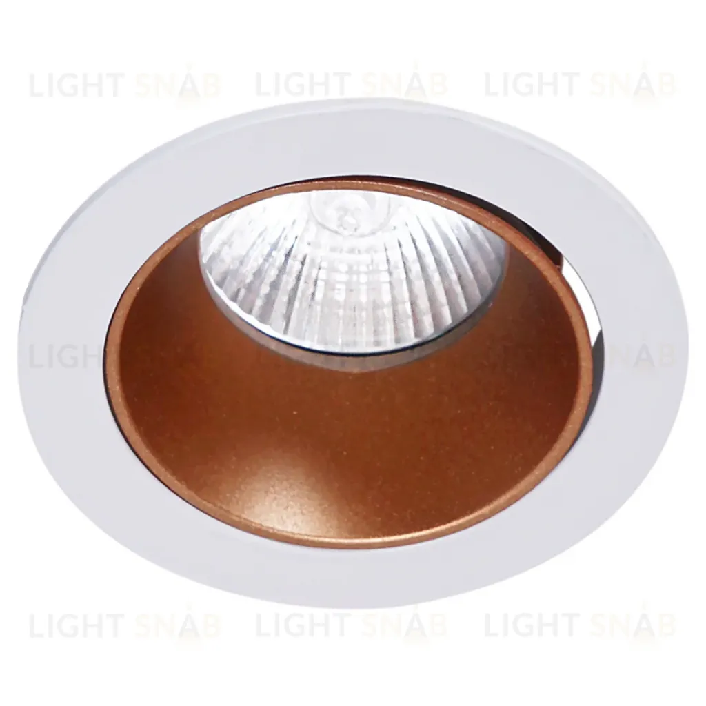 Точечный светильник Reluce 16085-9.0-001PT MR16 WT+ROSE GD 16085-9.0-001PT MR16 WT+ROSE GD