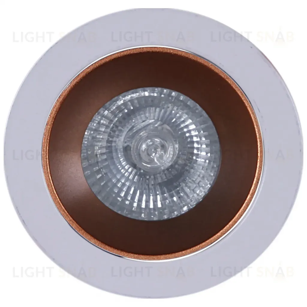 Точечный светильник Reluce 16085-9.0-001PT MR16 WT+ROSE GD 16085-9.0-001PT MR16 WT+ROSE GD