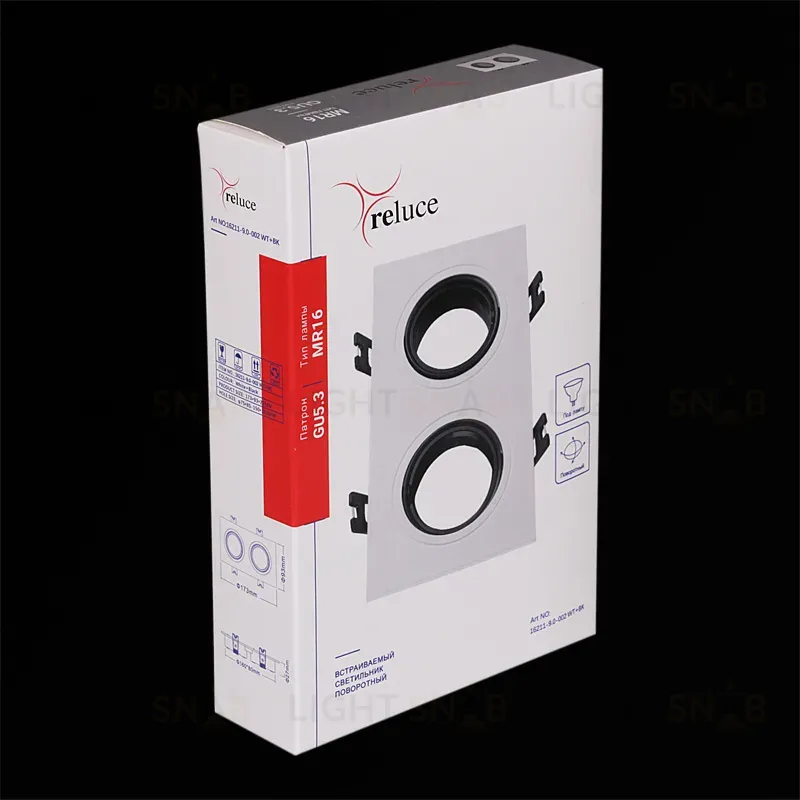 Точечный светильник Reluce 16211-9.0-002 WT+BK 16211-9.0-002 WT+BK