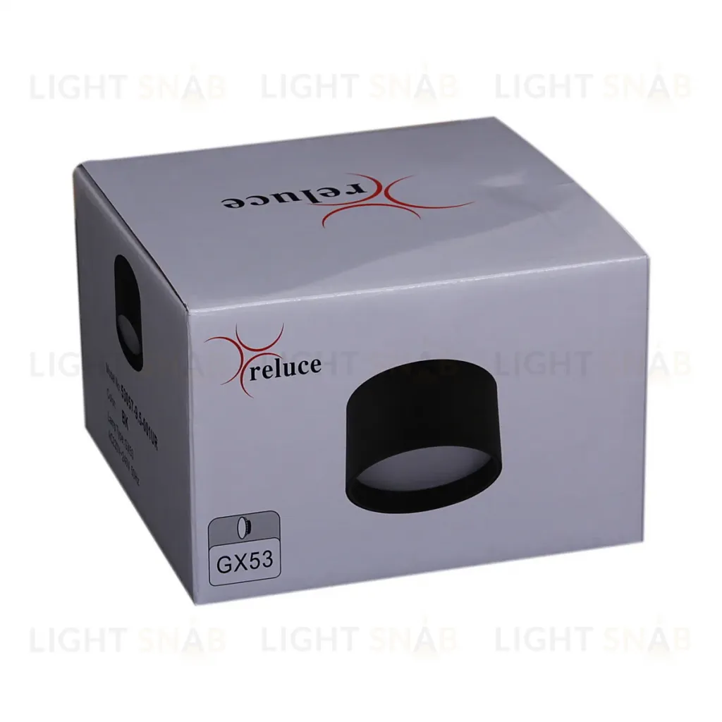 Накладной светильник Reluce 53057-9.5-001UR GX53 BK 53057-9.5-001UR GX53 BK