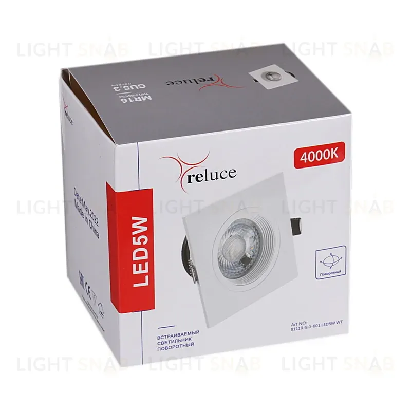 Точечный светильник Reluce 81110-9.0-001 LED5W WT 81110-9.0-001 LED5W WT