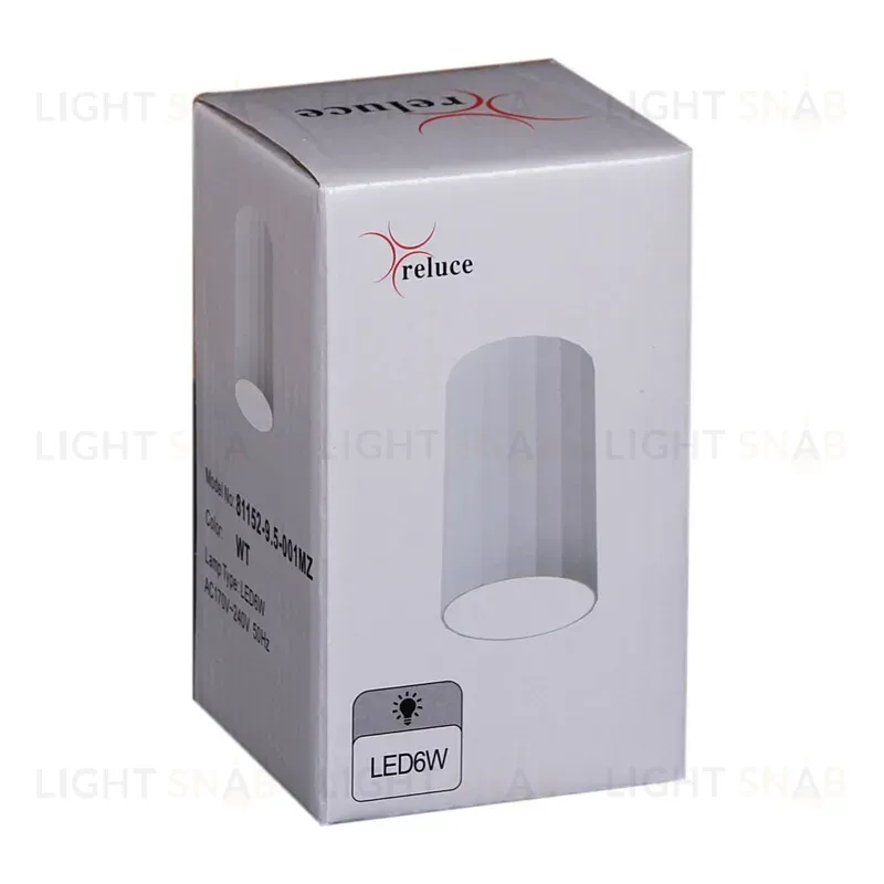Накладной светильник Reluce 81152-9.5-001MZ LED6W WT 81152-9.5-001MZ LED6W WT