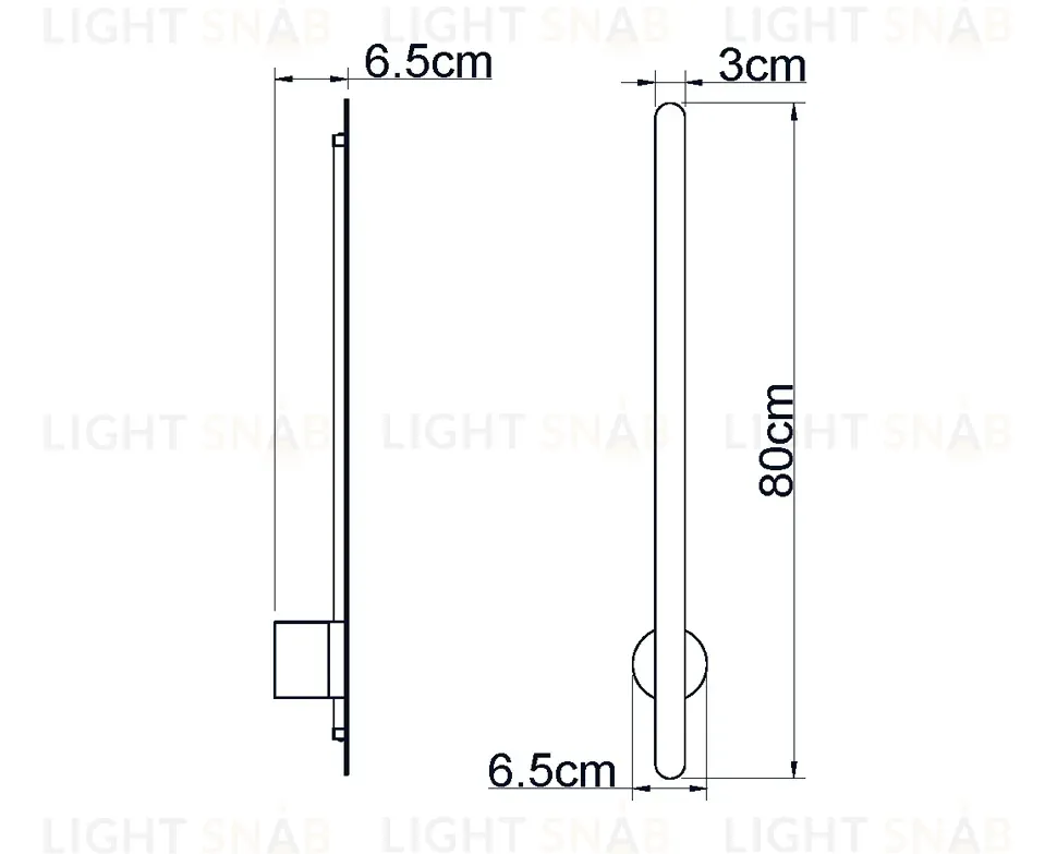 Настенный светильник Italline IT08-8020 black IT08-8020 black