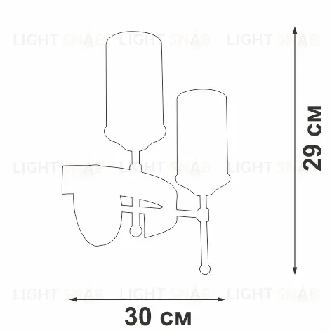 Бра Vitaluce V1813-7/2A V1813-7/2A