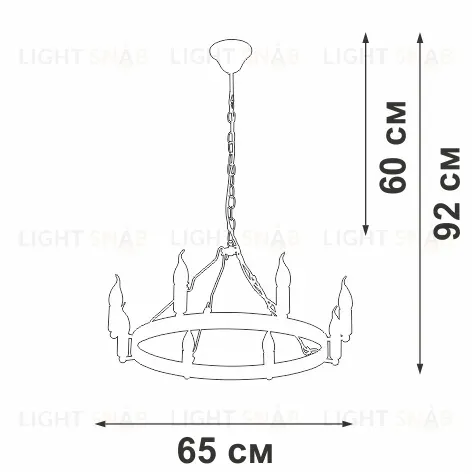 Подвесная люстра Vitaluce V3924-1/8 V3924-1/8