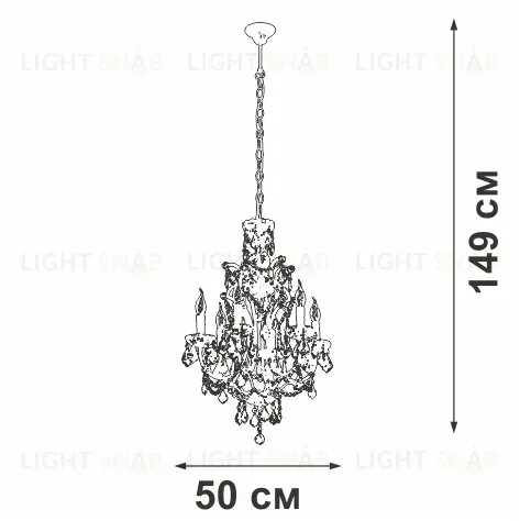 Подвесная люстра Vitaluce V5815-7/6 V5815-7/6
