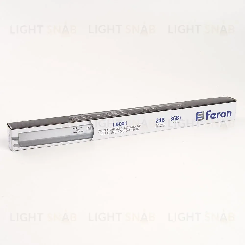 Трансформатор для светодиодной ленты Feron LB001 36Вт 24В IP20 48012 48012
