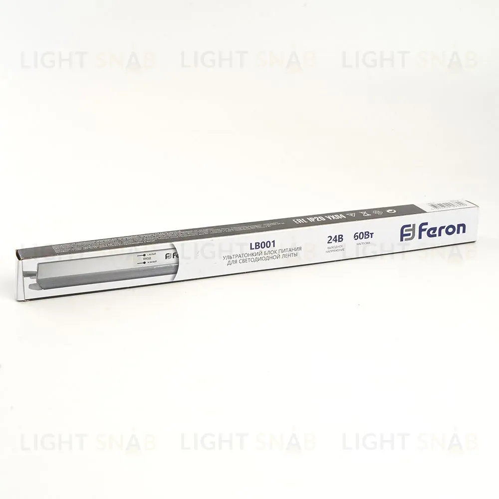 Трансформатор для светодиодной ленты Feron LB001 60Вт 24В IP20 48014 48014