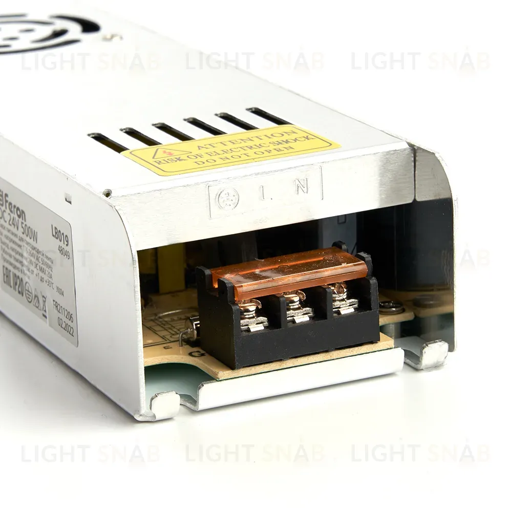 Трансформатор для светодиодной ленты Feron LB019 500Вт 24В IP20 48049 48049