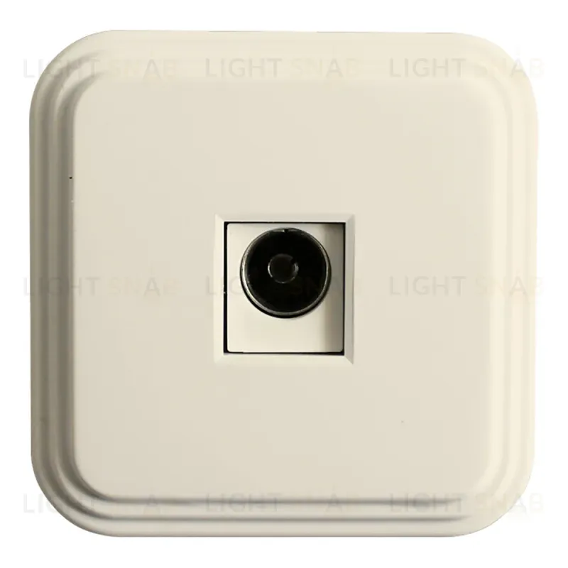 Розетка телевизионная 1-местная Stekker Брест 49063 49063