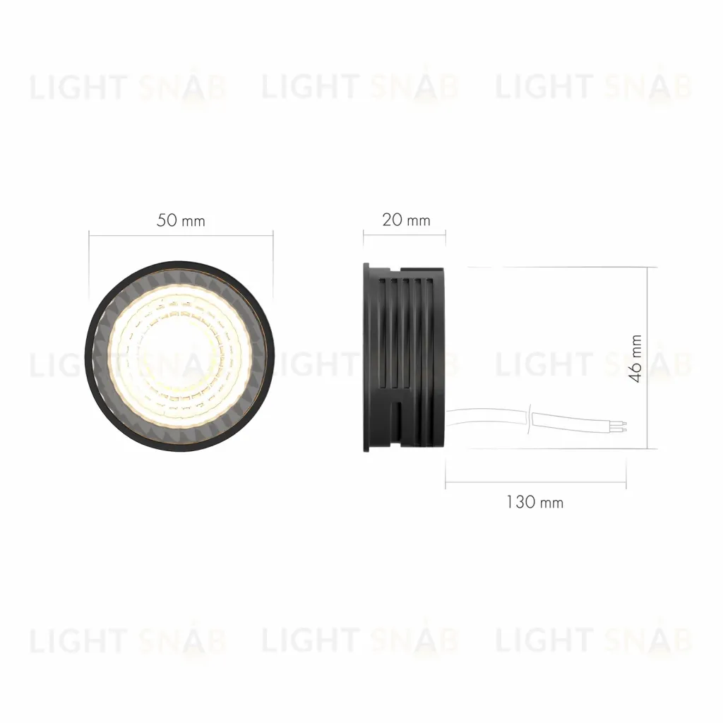 Светодиодный модуль Denkirs Slim LED 7W 4000К DK4000-7W-BK DK4000-7W-BK