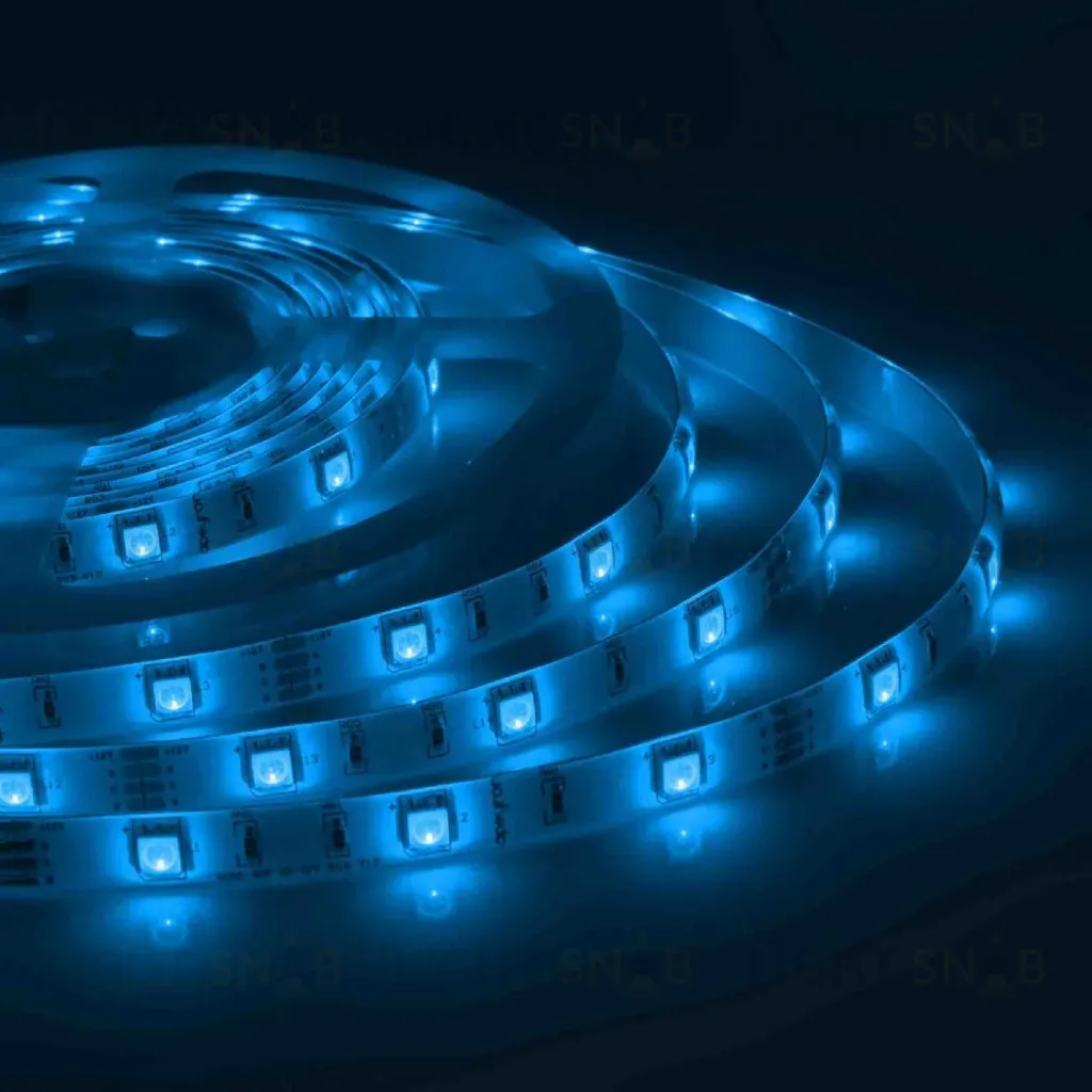Светодиодная влагозащищенная лента Apeyron 12В 5050 7,2Вт/м RGB 5м IP65 00-41 00-41