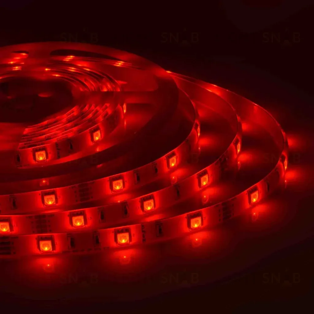 Светодиодная влагозащищенная лента Apeyron 12В 5050 7,2Вт/м RGB 5м IP65 00-41 00-41