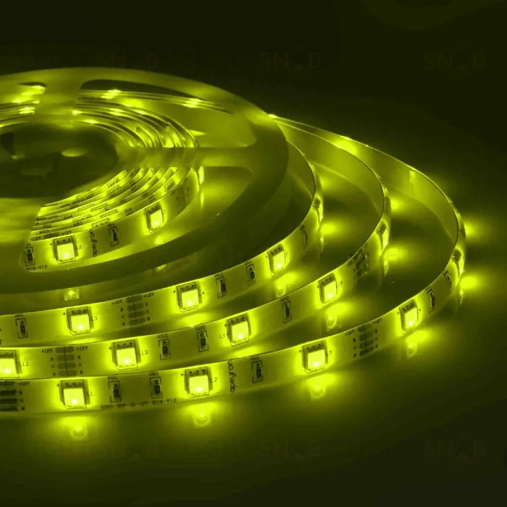 Светодиодная влагозащищенная лента Apeyron 12В 5050 7,2Вт/м RGB 5м IP65 00-41 00-41
