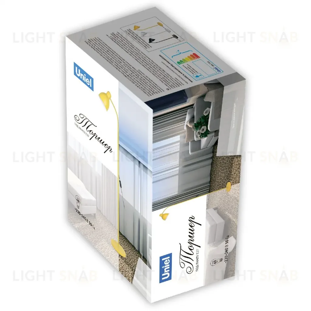 Торшер Uniel UML-T701 E27 YELLOW UL-00010190 UML-T701 E27 YELLOW