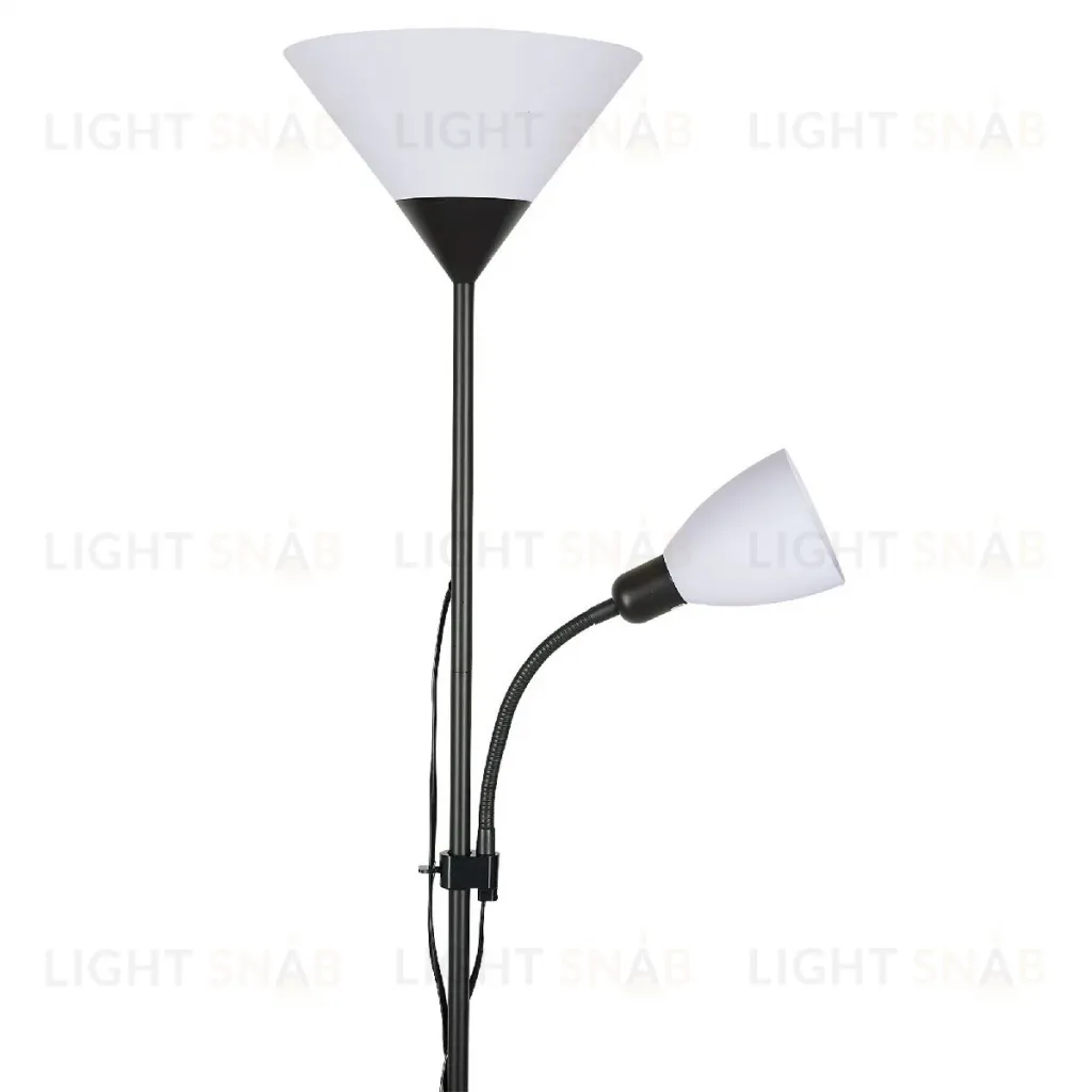 Торшер Uniel UML-T520 E27+E14 BLACK/WHITE UL-00010194 UML-T520 E27+E14 BLACK/WHITE