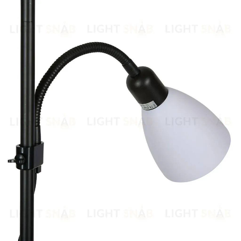 Торшер Uniel UML-T520 E27+E14 BLACK/WHITE UL-00010194 UML-T520 E27+E14 BLACK/WHITE