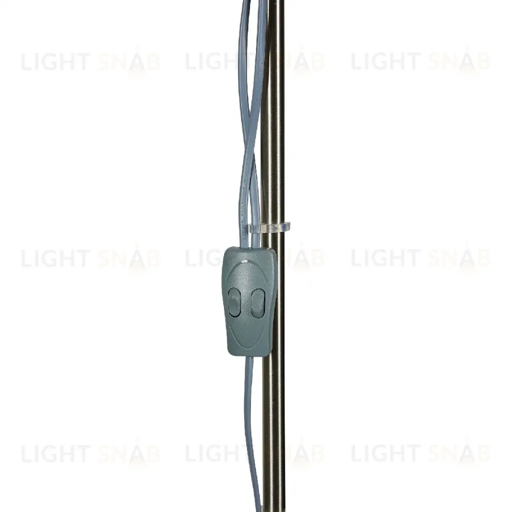Торшер Uniel UML-T520 E27+E14 SILVER/WHITE UL-00010195 UML-T520 E27+E14 SILVER/WHITE