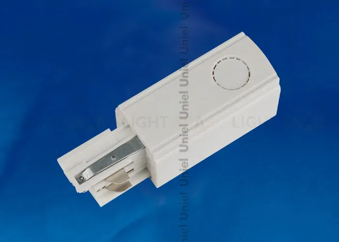 Трехфазный ввод питания для шинопровода Uniel UBX-A01 WHITE 1 POLYBAG 09735 UBX-A01 WHITE 1 POLYBAG