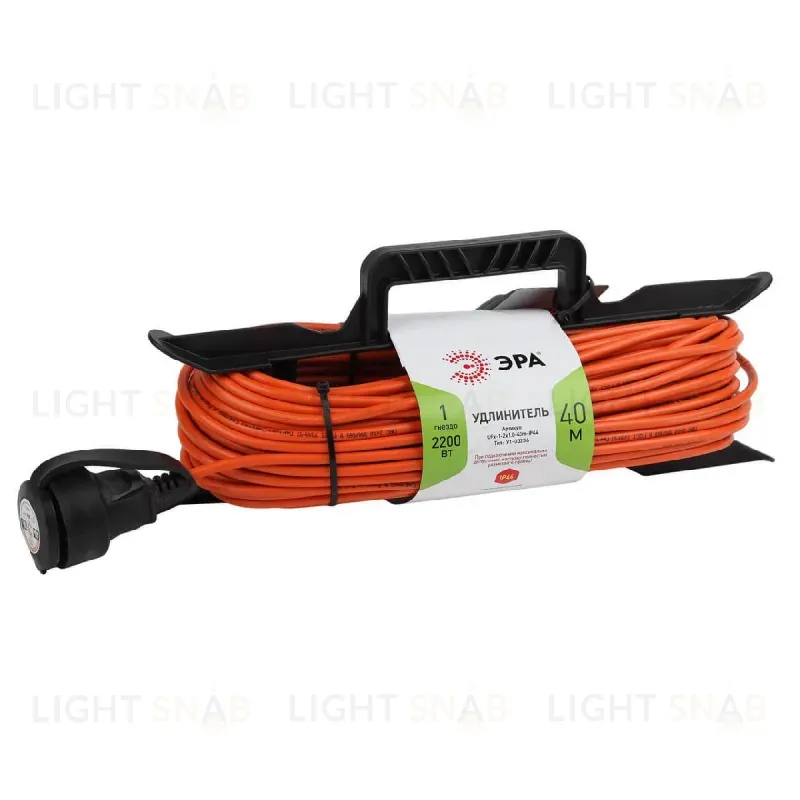 Удлинитель силовой ЭРА UFx-1-2x1.0-40m-IP44 Б0046824 Б0046824