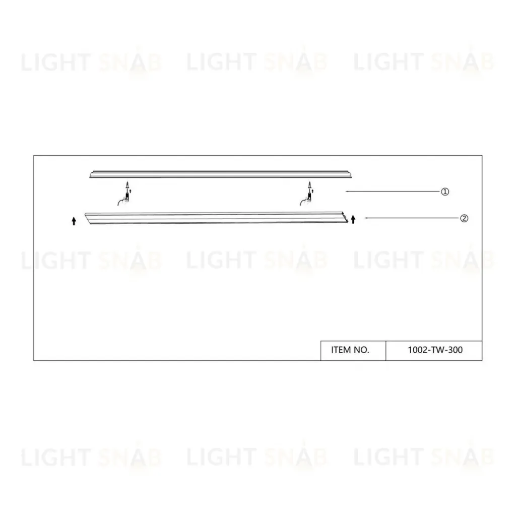 Магнитный шинопровод Favourite Unica 1002-TW-300 1002-TW-300