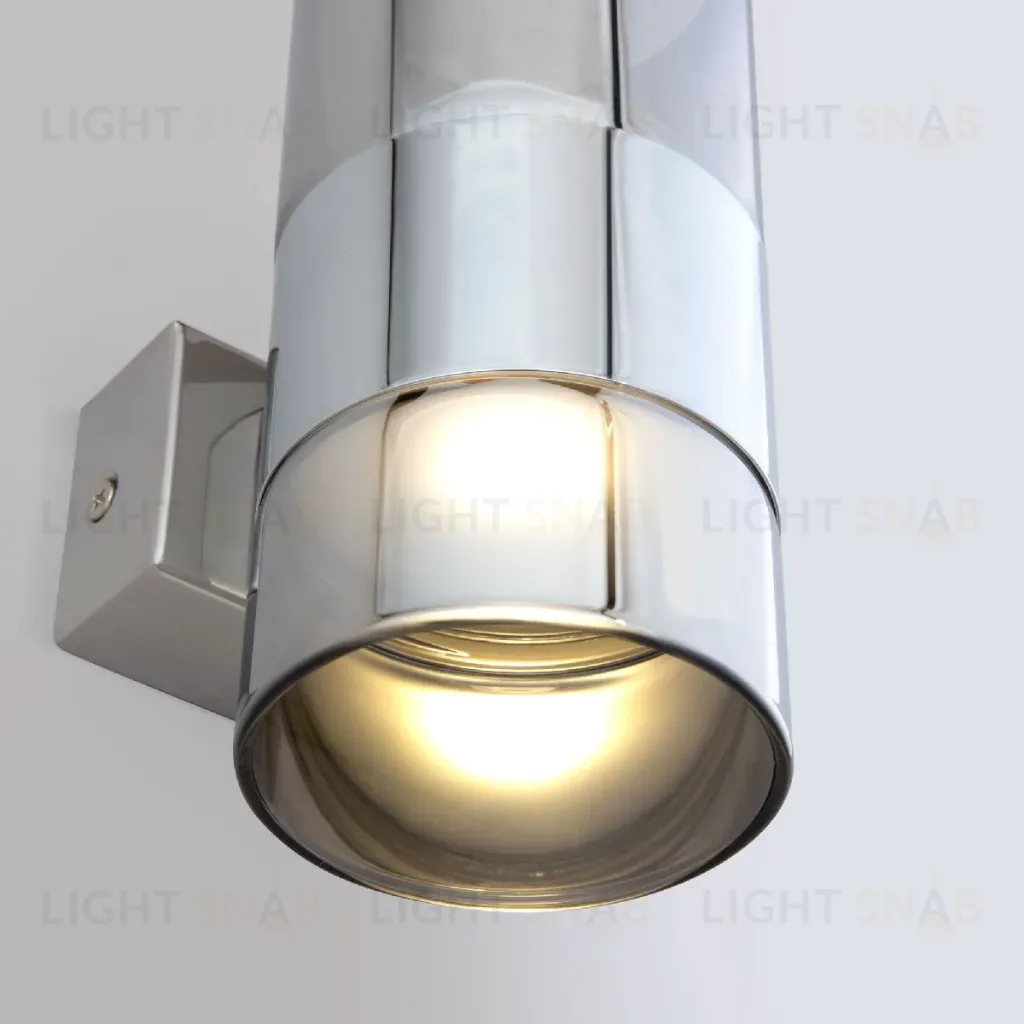 Настенный светильник Eurosvet Watford 40021/1 LED хром/дымчатый a062091 40021/1 LED хром/дымчатый