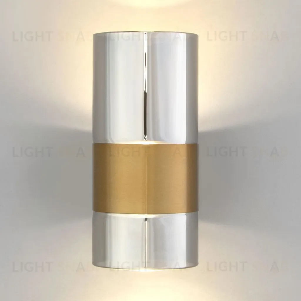 Настенный светильник Eurosvet Watford 40021/1 LED латунь/дымчатый a062084 40021/1 LED латунь/дымчатый