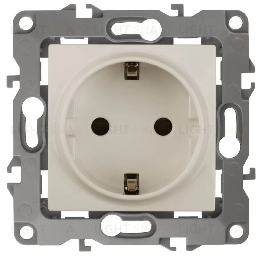 Розетка ЭРА 12 2P E Schuko 16A 250V 12-2101-02 Б0014676 Б0014676