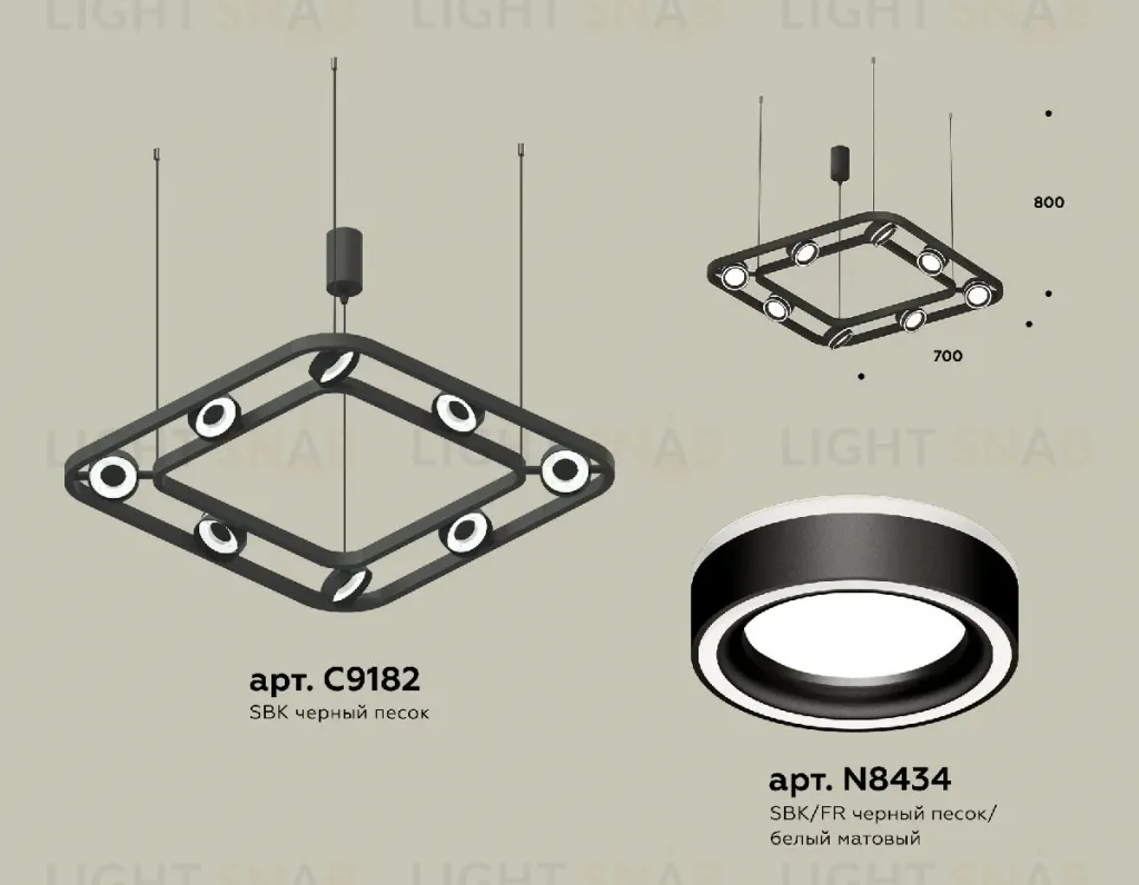 Подвесная люстра Ambrella Light Traditional (C9182, N8434) XB9182151 XB9182151