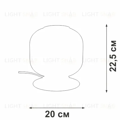 Настольная лампа Vitaluce V2887-8/1L V2887-8/1L